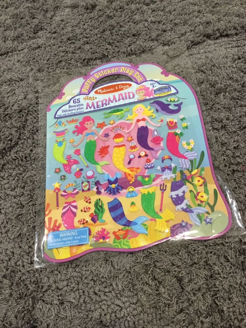 Melissa & Doug Mermaid Puffy Sticker Play Set